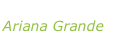 “Thank u next” Ariana Grande